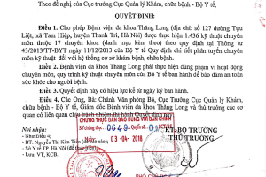 Danh mục kỹ thuật chuyên môn